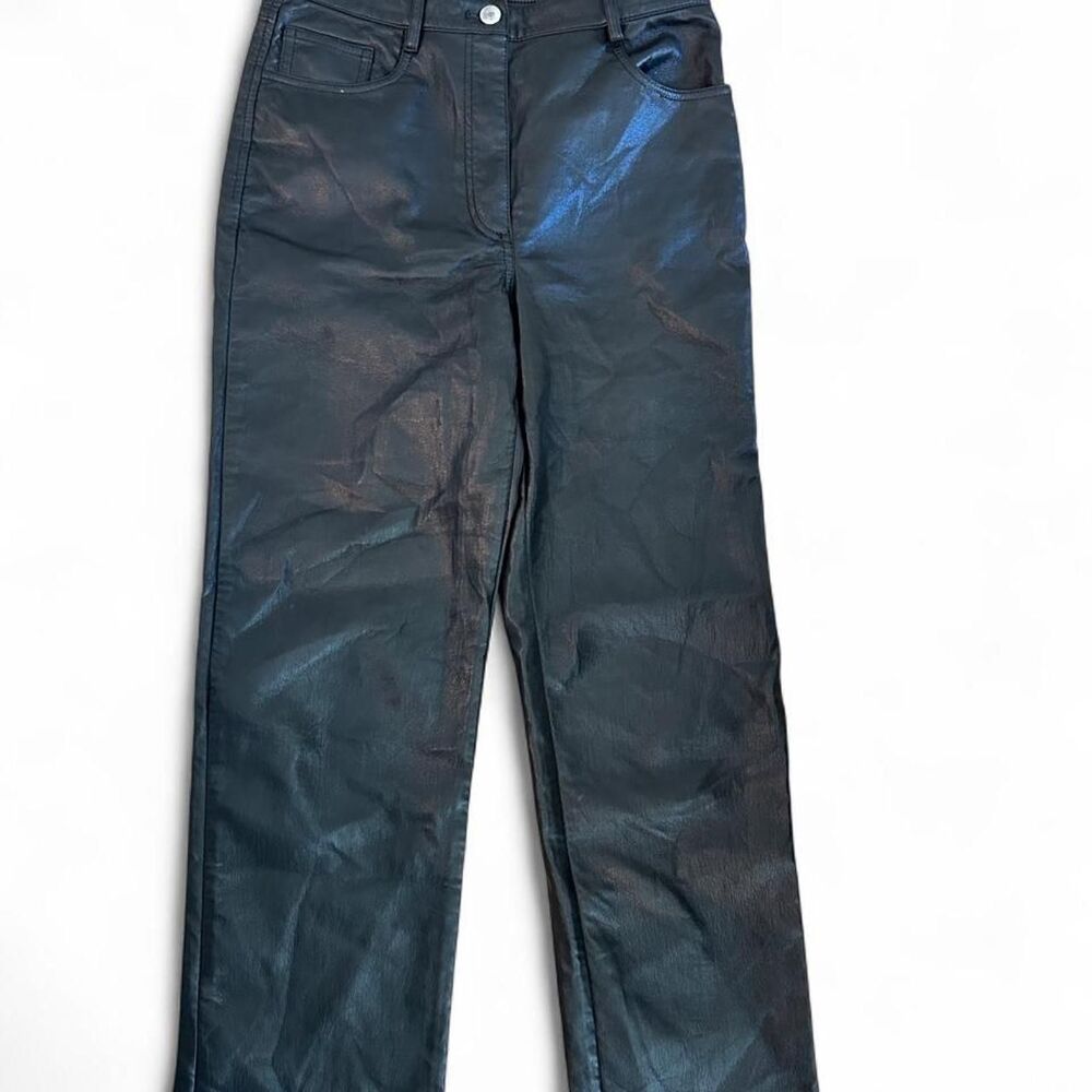 Aritzia Wilfred milenia black faux leather pants - Size 6
